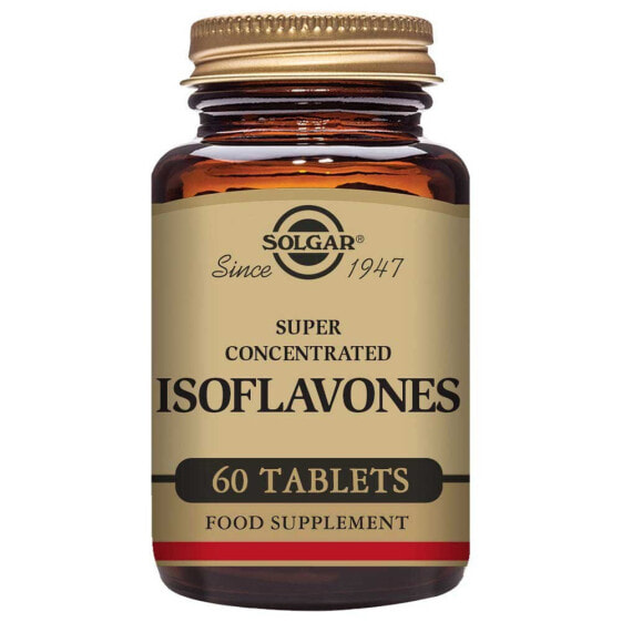 SOLGAR Isoflavones Super Concentrated Non GMO 60 Units