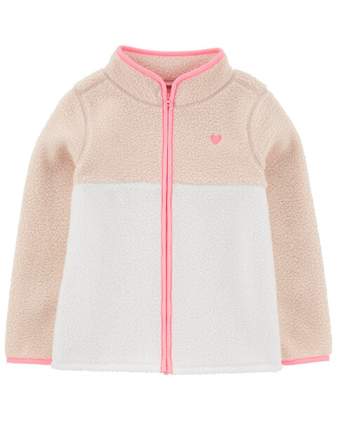 Kid Embroidered Teddy-Fleece Jacket 7