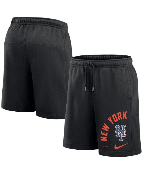 Men's Black New York Mets Arched Kicker Shorts