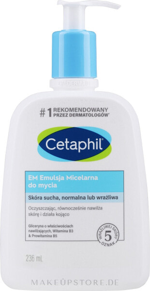 Reinigende Mizellenemulsion für Gesicht und Körper - Cetaphil EM Micellar Emulsion 236 ml