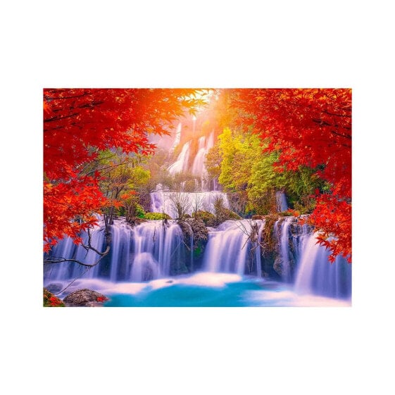 Puzzle Thee Lor Su Wasserfall im Herbst