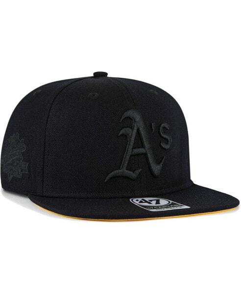 Бейсболка Snapback ’47 Brand Oakland Athletics чернаяаторая