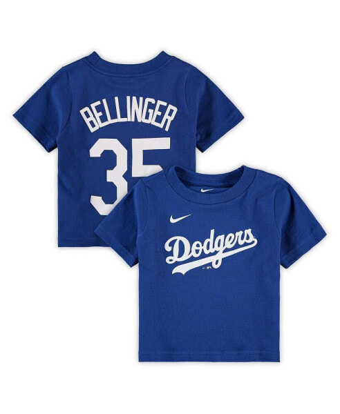 Infant Boys and Girls Cody Bellinger Royal Los Angeles Dodgers Player Name and Number T-shirt