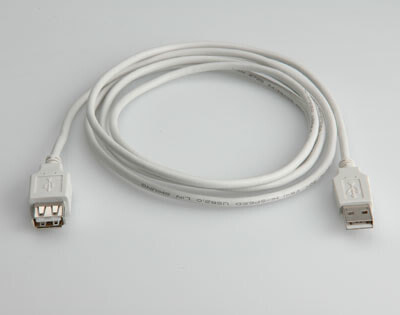 VALUE USB 2.0 Cable - A - A - M/F 0.8 m - 0.8 m - USB A - USB A - Male/Female - 480 Mbit/s - White
