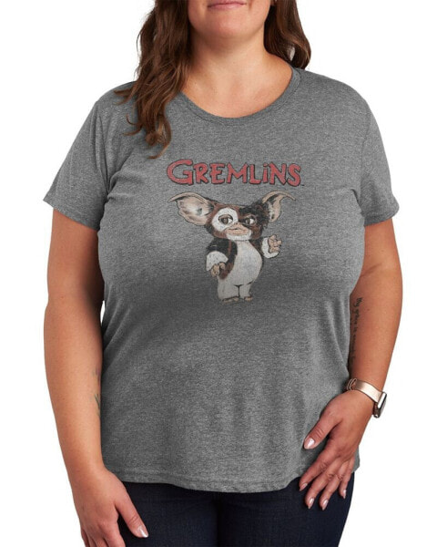 Air Waves Trendy Plus Size Gremlins Graphic T-Shirt