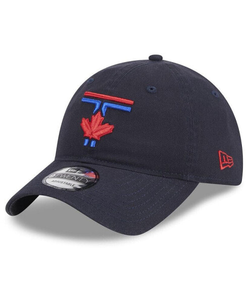 Men's Navy Toronto Blue Jays 2024 City Connect 9TWENTY Adjustable Hat