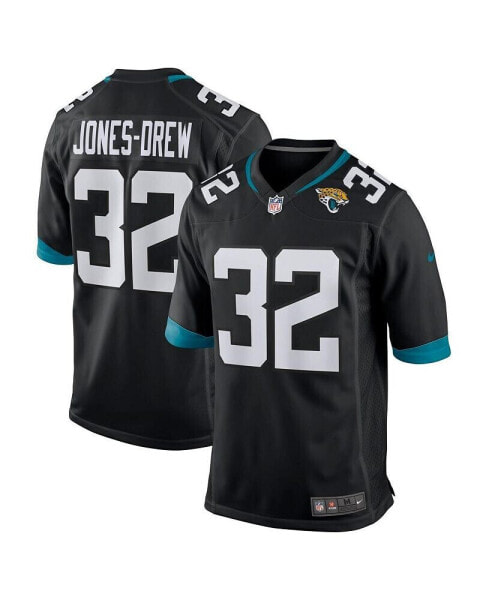 Men's Maurice Jones-Drew Black Jacksonville Jaguars Game Retired Player Jersey