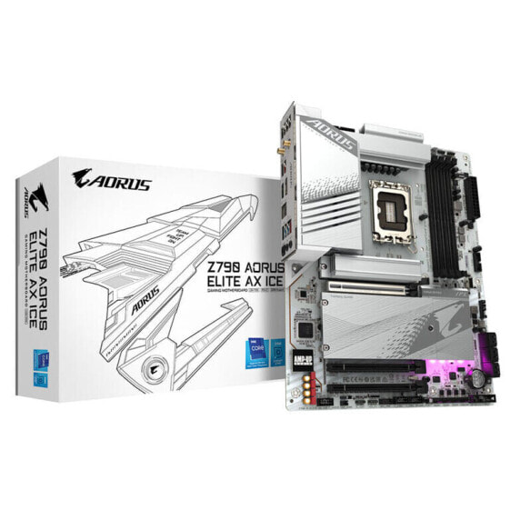 GIGABYTE Z790 Aorus Elite AX ICE, Sockel LGA 1700, Intel Z790, ATX - DDR5