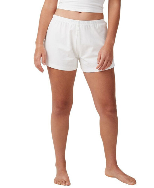 Women's Peached Jersey Shorts