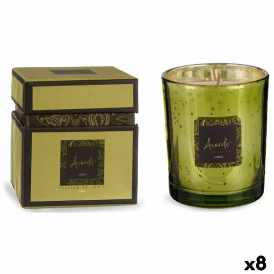 Декоративная свеча Acorde Ароматизированная Лимонный Зеленый Чай 8 x 9 x 8 см (8 штук)