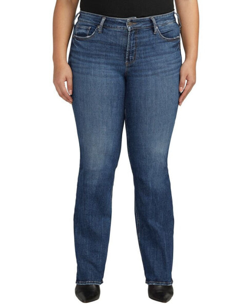 Plus Size Suki Mid Rise Slim Bootcut Jeans