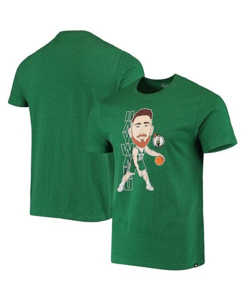 Men's '47 Gordon Hayward Heathered Kelly Green Boston Celtics Bobblehead T-shirt