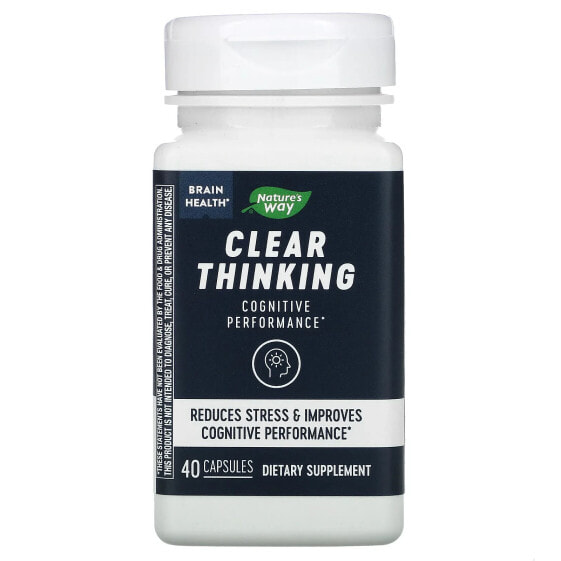 Brain Health, Clear Thinking, 40 Capsules