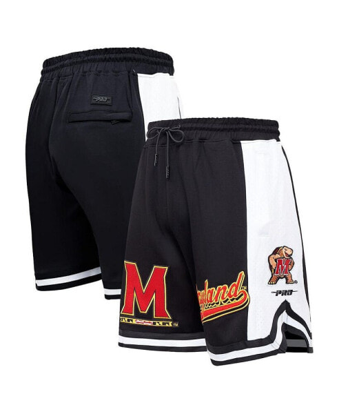 Men's Black Maryland Terrapins Script Tail DK 2.0 Shorts