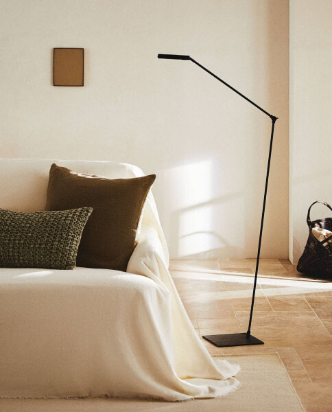 Metal led floor lamp