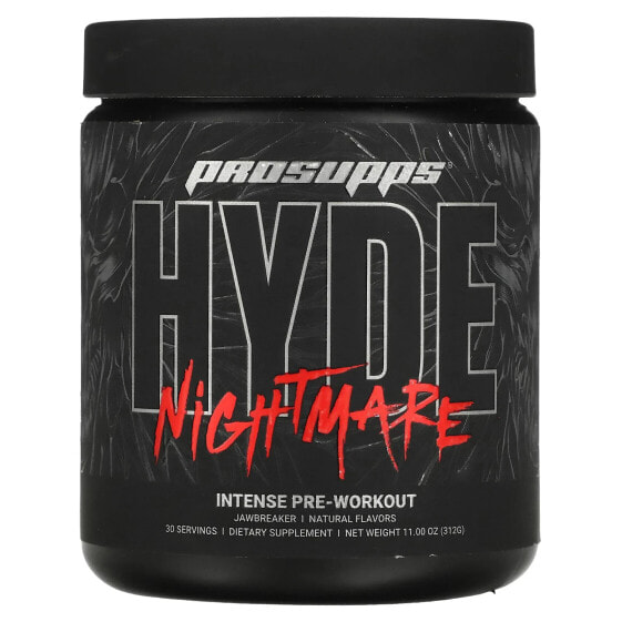 ProSupps, Hyde Nightmare, Intense Pre-Workout, Jawbreaker, 11 oz (312 g)