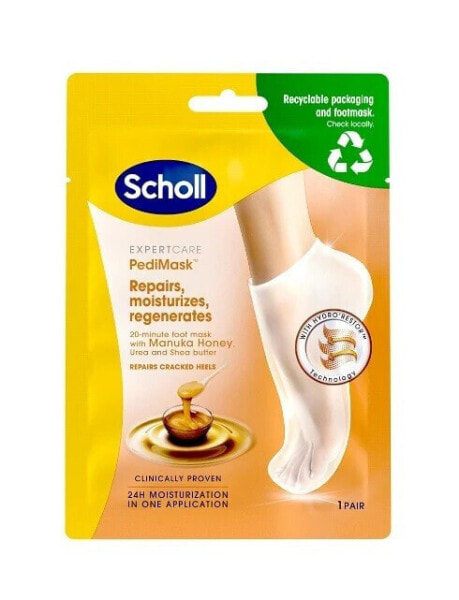 Moisturizing foot mask with manuka honey Expert Care PediMask™ (Foot Mask With Manuka Honey) 1 pair