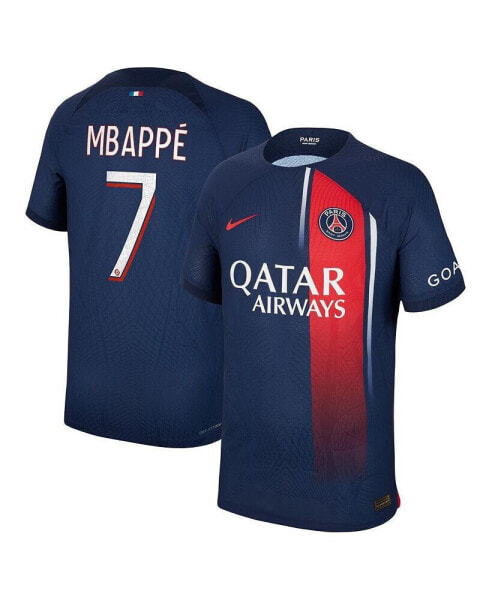 Men's Kylian Mbappe Navy Paris Saint-Germain 2023/24 Home Authentic Player Jersey