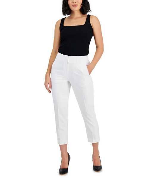 Petite High Rise Cigarette Pants, Created for Macy's