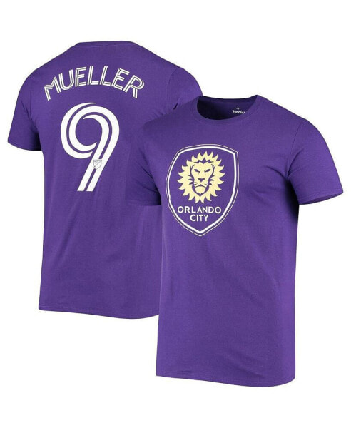 Men's Chris Mueller Purple Orlando City SC Authentic Stack T-shirt