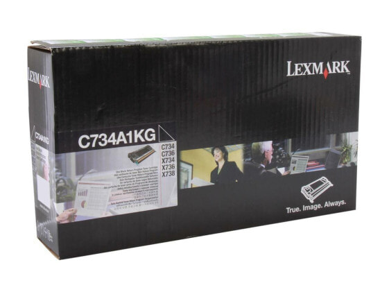 Lexmark C734A1KG Return Program Toner Cartridge - Black