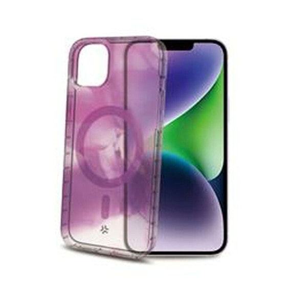 Чехол для смартфона Celly iPhone 15 Plus Фиолетовый Прозрачный