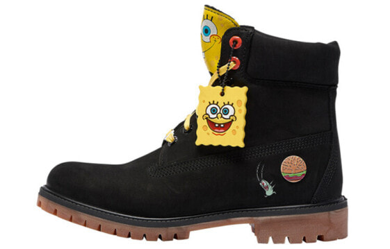 Ботинки Timberland Spongebob Squarepants высокие 6-дюймовые водонепроницаемые