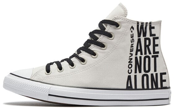 Кеды Converse Chuck Taylor All Star We Are Not Alone высокие белого цвета