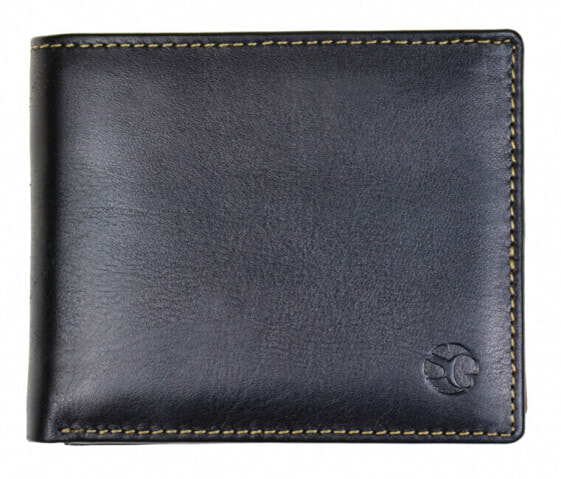 Men´s leather wallet 7110 black / cognac