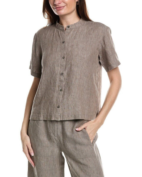 Eileen Fisher Linen Boxy Shirt Women's