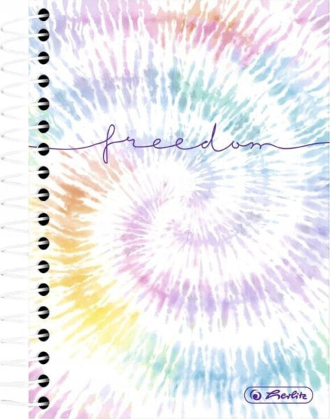 Herlitz Herlitz New Batik Freedom notatnik 200 ark. Wielobarwny