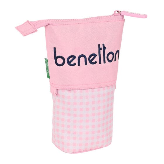 Вертикальный пенал Benetton Vichy Розовый (8 x 19 x 6 cm)