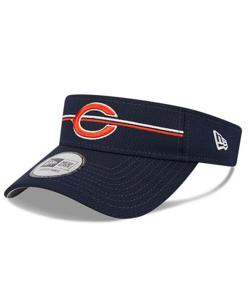 Men's Navy Chicago Bears 2023 NFL Training Camp Primary Logo Adjustable Visor