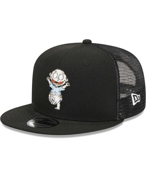 Men's Black Rugrats Tommy Trucker 9FIFTY Snapback Hat