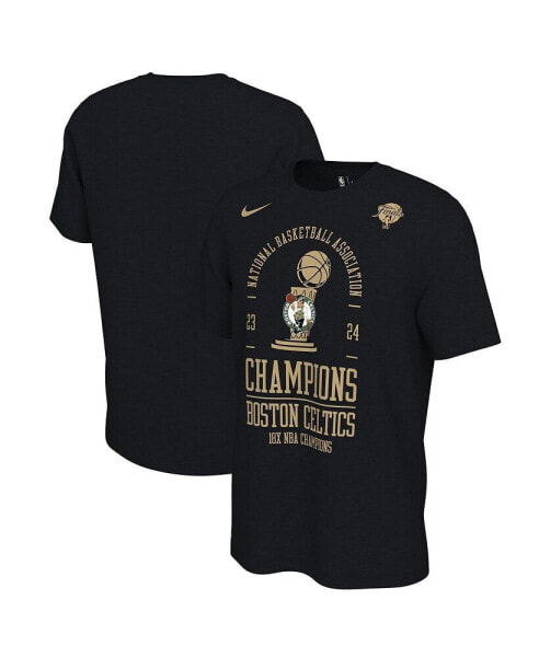 Men's Black Boston Celtics 18-Time NBA Finals Champions Big Tall Locker Room T-Shirt