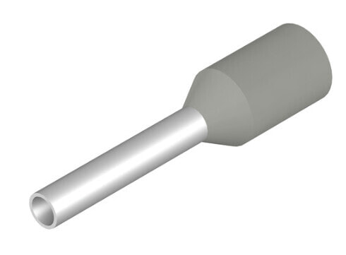 Наконечник Weidmuller H0.75/14D GR - прямой, серый - 0.75 мм² - 1.4 см - 1 см