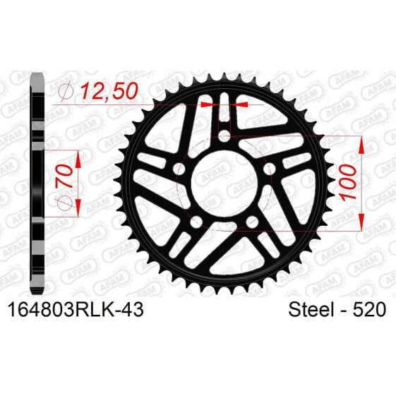 AFAM 164803RLK Rear Sprocket