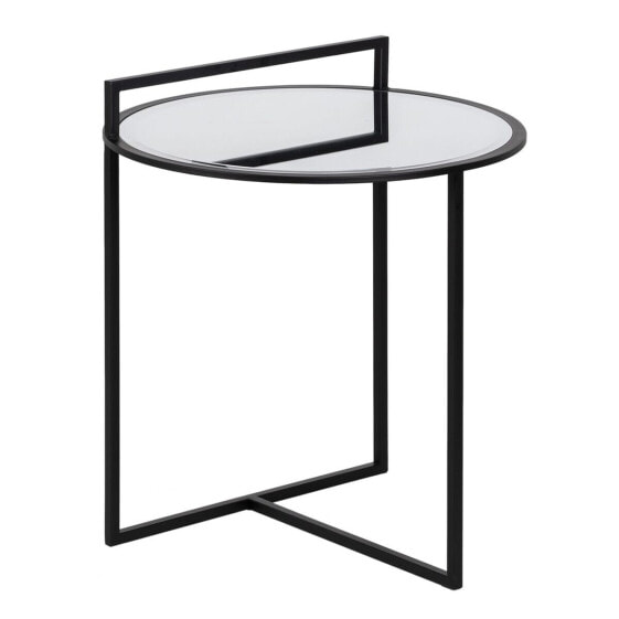 Журнальный столик Чёрный Железо Зеркало 59 x 59 x 67,5 cm BB Home Small Side Table Black Iron Mirror 59 x 59 x 67,5 cm