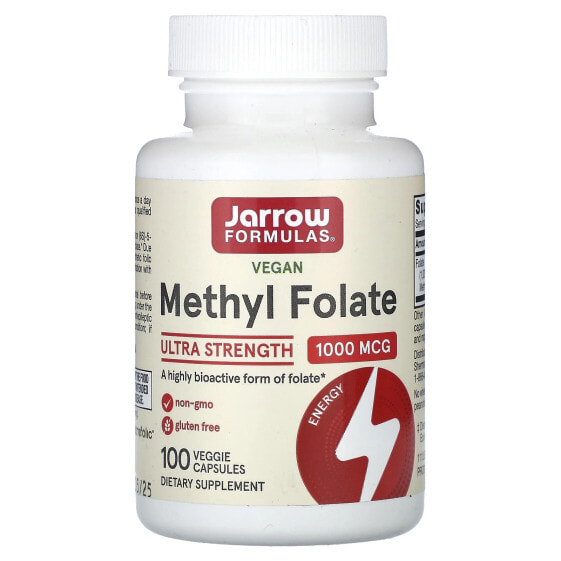 Methyl Folate, 1,000 mcg, 100 Veggie Capsules