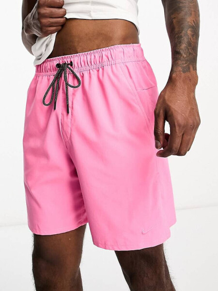 Nike Training D.Y.E. Dri-Fit shorts in pink