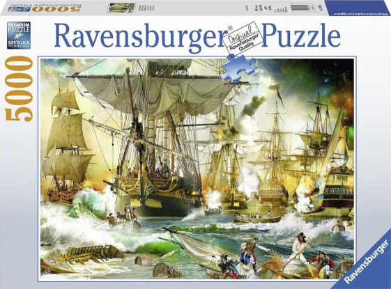 Ravensburger Puzzle 5000 elementów Bitwa na morzu