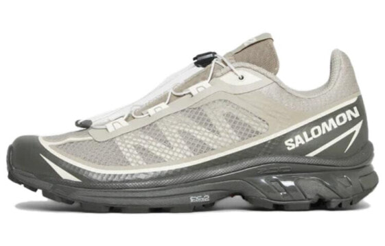SALOMON萨洛蒙 XT-6 耐磨透气 低帮 跑步鞋 男女同款 卡其灰 / Кроссовки Salomon XT-6 471513