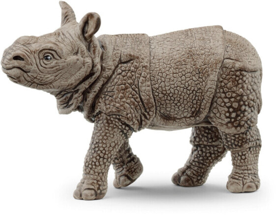 Игровая фигурка Schleich Indian Rhinoceros Baby 14860 Wild Life (Дикая природа)
