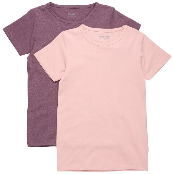 MINYMO Basic 33 2 Pack short sleeve T-shirt