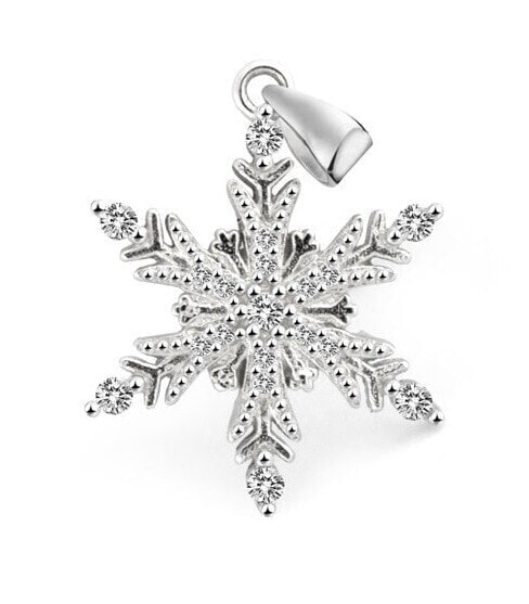 Design silver pendant Snowflake AGH681