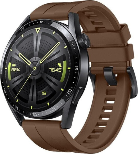 Huawei HUAWEI PASEK SILIKONOWY OPASKA BRANSOLETA DO ZEGARKA SMARTWATCH HUAWEI WATCH GT 3 42MM BRĄZOWY standard