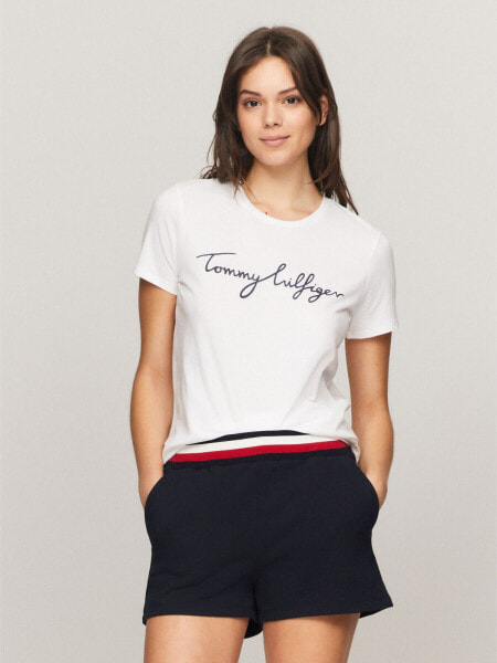 Signature Logo Crewneck T-Shirt