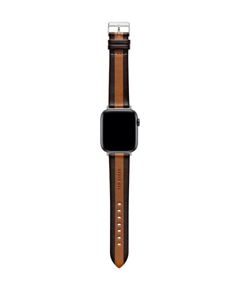 Men's Ted Logo Multicolor Leather Strap