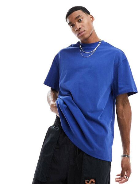 Weekday Great oversized t-shirt in blue