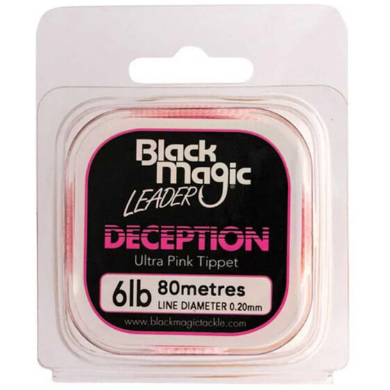 BLACK MAGIC Decepction Ultra Pink Tippet 80 m Fluorocarbon